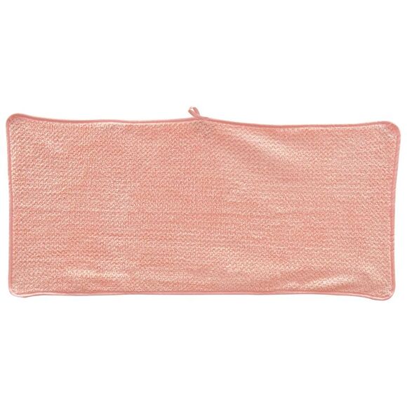 Smart Home Plush Pink Bath Towel, Hand Towel and Hair Turban Set, 3 Pieces - Picture 7 of 8